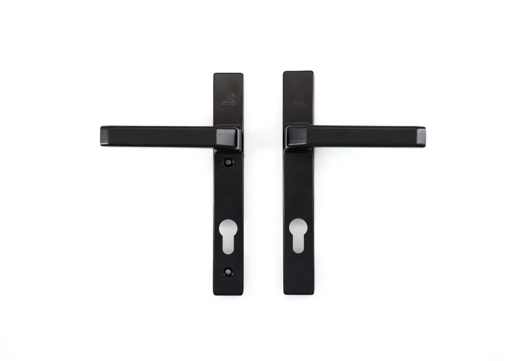 MB22/Ck262 China Customization Flat Door Series Aluminum Alloy Black Door Handle 30.2mm