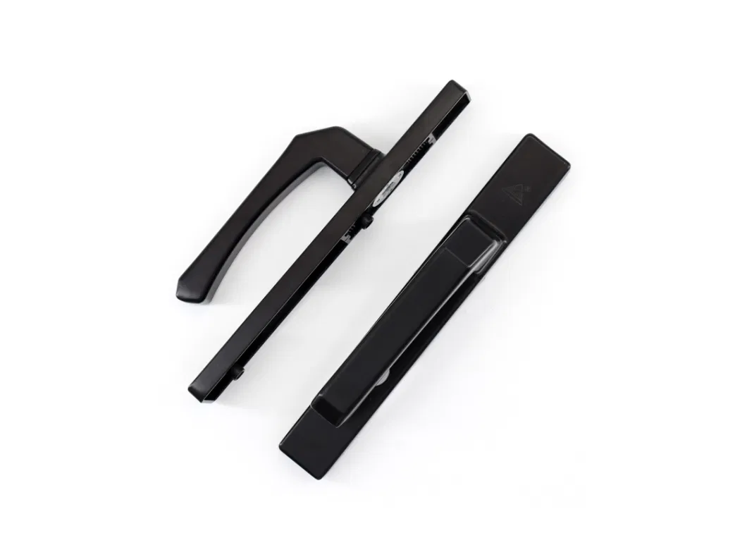 MB22/Ck262 China Customization Flat Door Series Aluminum Alloy Black Door Handle 30.2mm