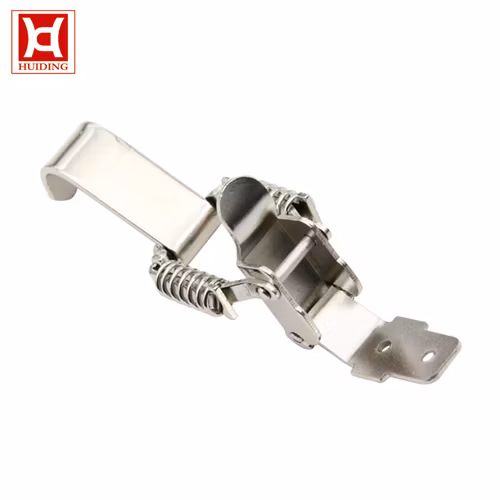 Crochet de loquet à bascule à ressort en acier inoxydable OEM avec cadenas